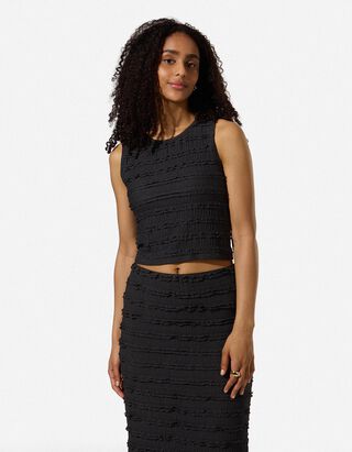 Cropped Top - Cropped - Schwarz