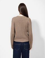 Vest - Knoopsluiting - lichtbruin