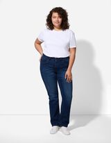 Džínsy - Šikmé vrecká - tmavomodra