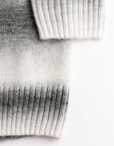 Pullover - Streifen - Grau