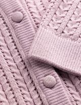 Cardigan - Knopfleiste - Pink
