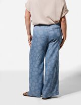 Jeans - Motief all-over - blauw