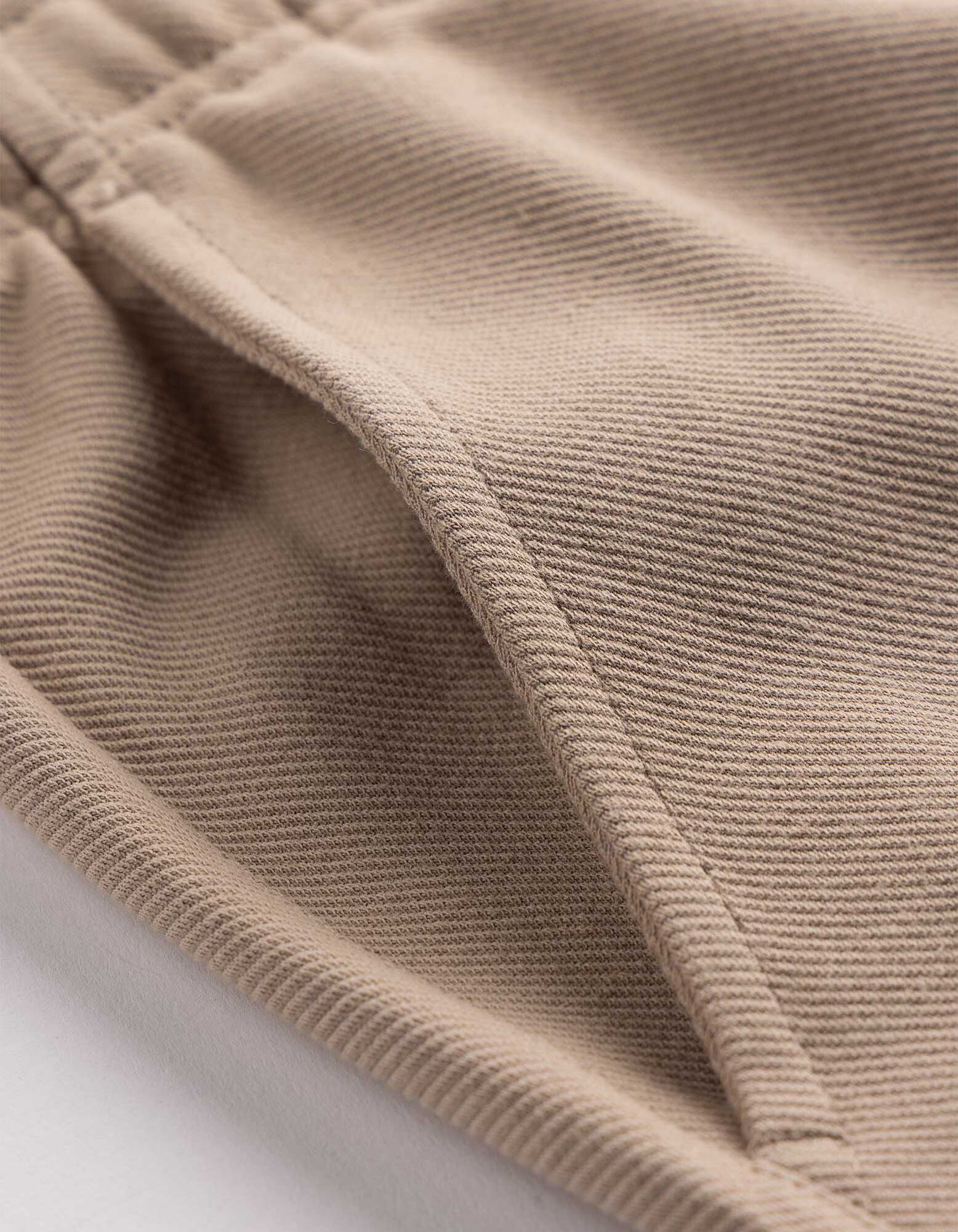 Jogpants - Kn&ouml;chellang - Beige