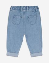 Farmerice - vezivanje - svetlo-plava