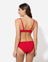Bikinová podprsenka - Jednobarevné - cervena