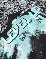 Langarmshirt - Frontprint - schwarz