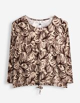 Shirt - Knotendetail - Beige