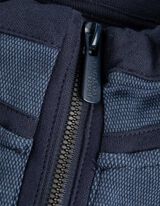 Sweatshirt - Stehkragen - dunkelblau