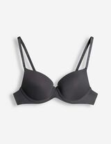 T-shirt-bh - met beugel - donkergrijs