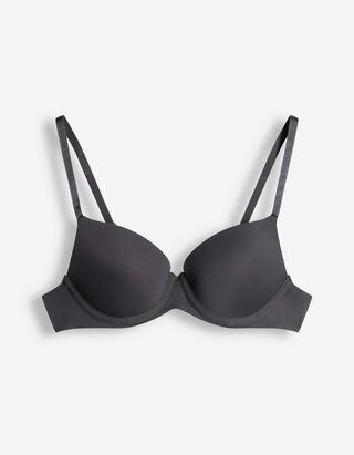 T-shirt-bh - met beugel - donkergrijs