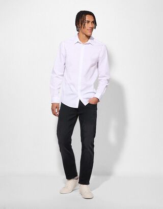 Jeans - Thermo-effect - donkerblauw