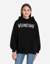Hoodie - Wednesday - zwart