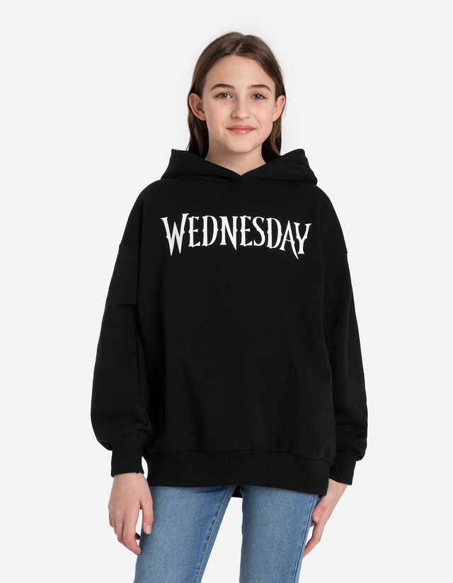 Hoodie - Wednesday - zwart