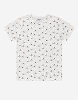 Tricou - Imprimeu allover - Alb