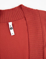 Dolga jopa - LENZING&trade; ECOVERO&trade; - temno rdeca