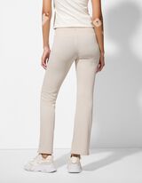 Leggings - Feinripp - beige