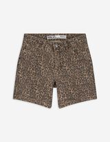 Pantaloncini - Motivo leopardato - marrone chiaro