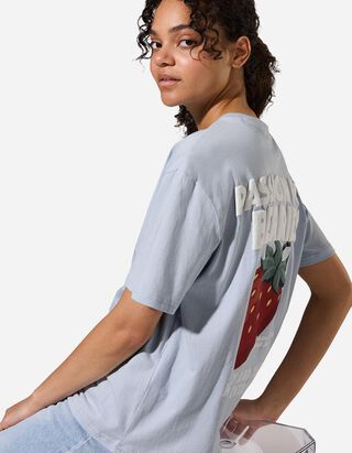 T-Shirt - Print - blau