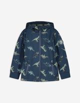 Softshelljacke - Dinosaurier - dunkelblau