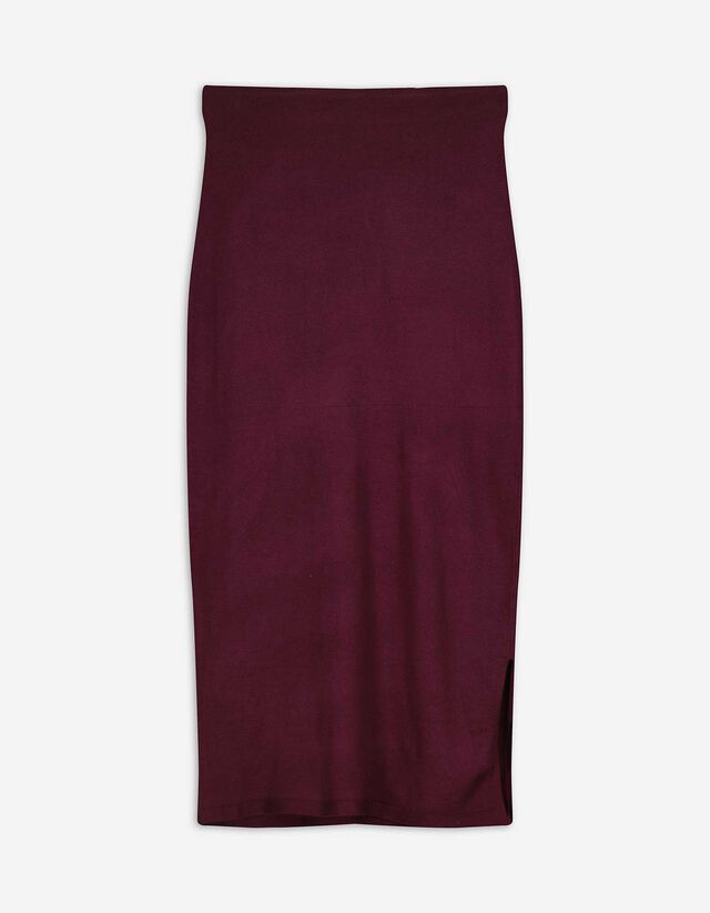 Jupe - Viscose mélangée - Lilas foncé