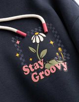 Haljina - stražnji ispis - tamno plava