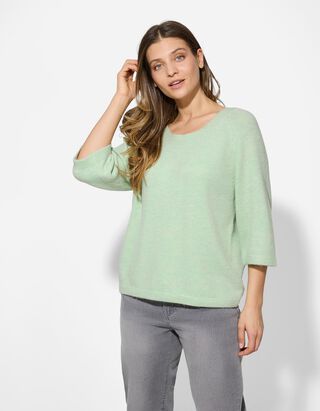 Pullover - Feinstrick - hellgr&uuml;n