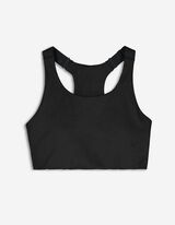 Sutien bralette - Material cu uscare rapidă - Negru