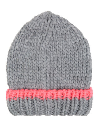 Damen Strickm&uuml;tze mit fixiertem Umschlag