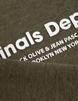 Sweatshirt - Ronde hals - donkergroen