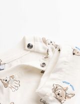 Allover-Print - wei&szlig;