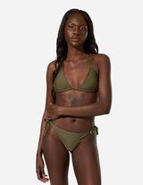 Bikinov&aacute; podprsenka - &Scaron;něrov&aacute;n&iacute; - Khaki zelen&aacute;