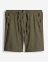 Shorts - Leinen-Optik - Taupe