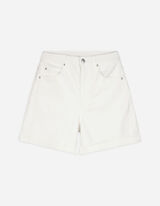 Jeansshorts - Fixierter Beinumschlag