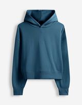 Hoodie - einfarbig - blau