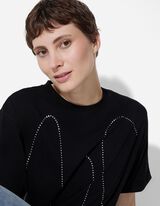 Marškinėliai - Vienspalviai - juodas