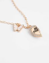 Collana di amicizia - Confezione doppia - oro