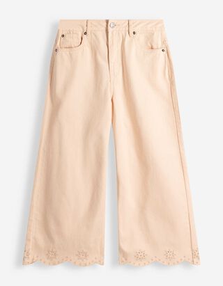 Jeans - Wide Fit - rosa