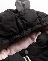 Manteau matelass&eacute; - D&eacute;perlant - noir