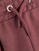 Fallschirmhose - Elastischer Bund - dunkelrot