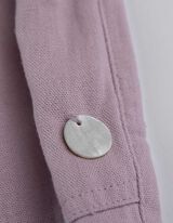 Hose - Leinen-Mix - rosa