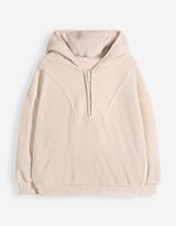 Set aus Kapuzenpullover und Hose - Fleece - Beige