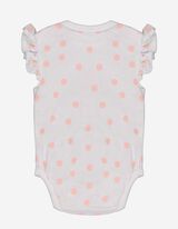 Body s kr&aacute;tkym ruk&aacute;vom - Minnie Mouse - biely