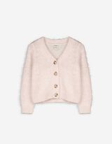 Vest - Met pailletjes - beige