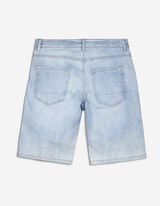 bermudy  - Straight Fit - jasny niebieski