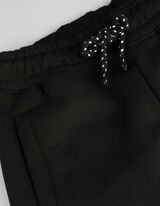 Hlače za jogging - Print s porukom - crna