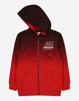 Felpa aperta - Statement - rosso scuro