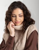 Drabužiai su &scaron;varku - Vilnos i&scaron;vaizda - smelio spalvos