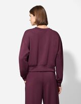 Mikina - Obsah modalu - tmavofialova