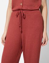 Hose - Viskose-Mix - dunkelrot