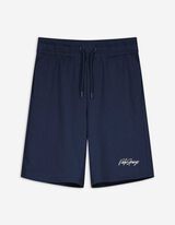 Bermuda  - Sweatstof - donkerblauw